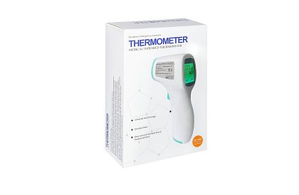 Termometru fără contact cu infraroșu și display LCD