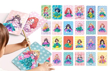 Set creativ de țesături colorate - Puzzle Toys
