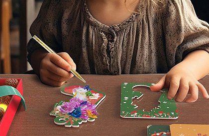 Set creativ pentru realizarea de decorațiuni de Crăciun – Christmas Toys