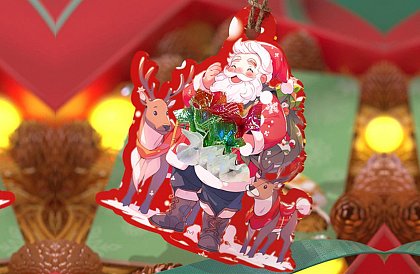 Set creativ pentru realizarea de decorațiuni de Crăciun – Christmas Toys