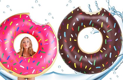 Colac gonflabil mare – Donut 120 cm