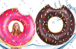 Colac gonflabil mare – Donut 120 cm